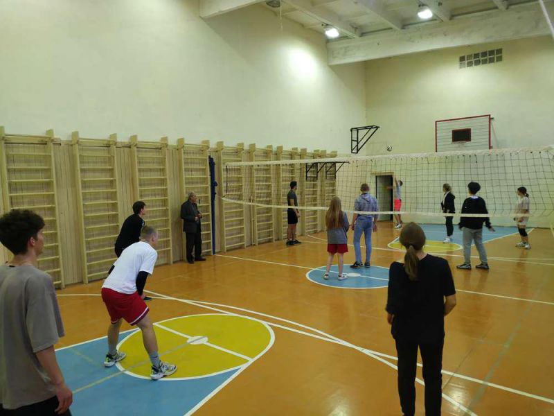 Сборная Подольского социально-спортивного колледжа по волейболу провела контрольную тренировку 