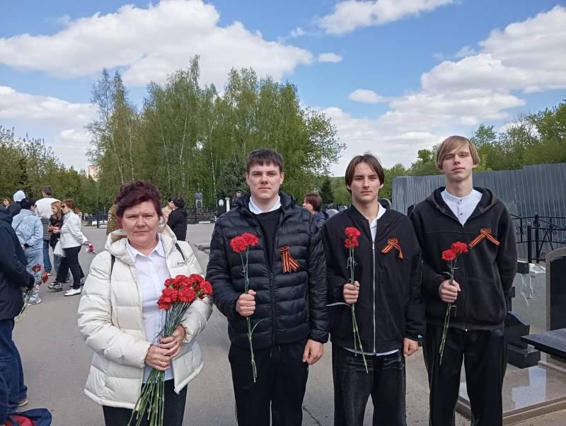 Поминаем героев ВОВ в Подольском колледже